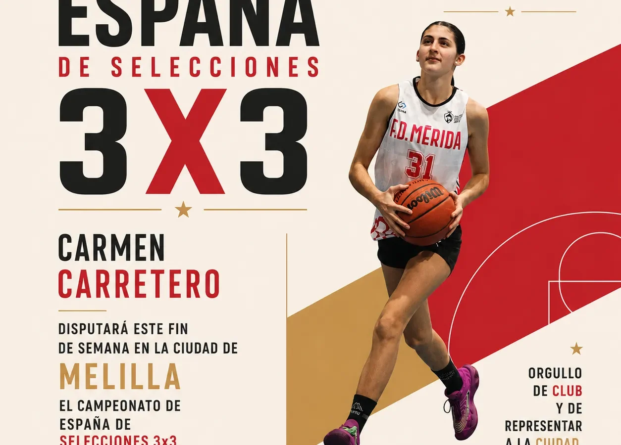 Carmen Carretero representará a Extremadura en el Campeonato de España de Selecciones Autonómicas 3×3