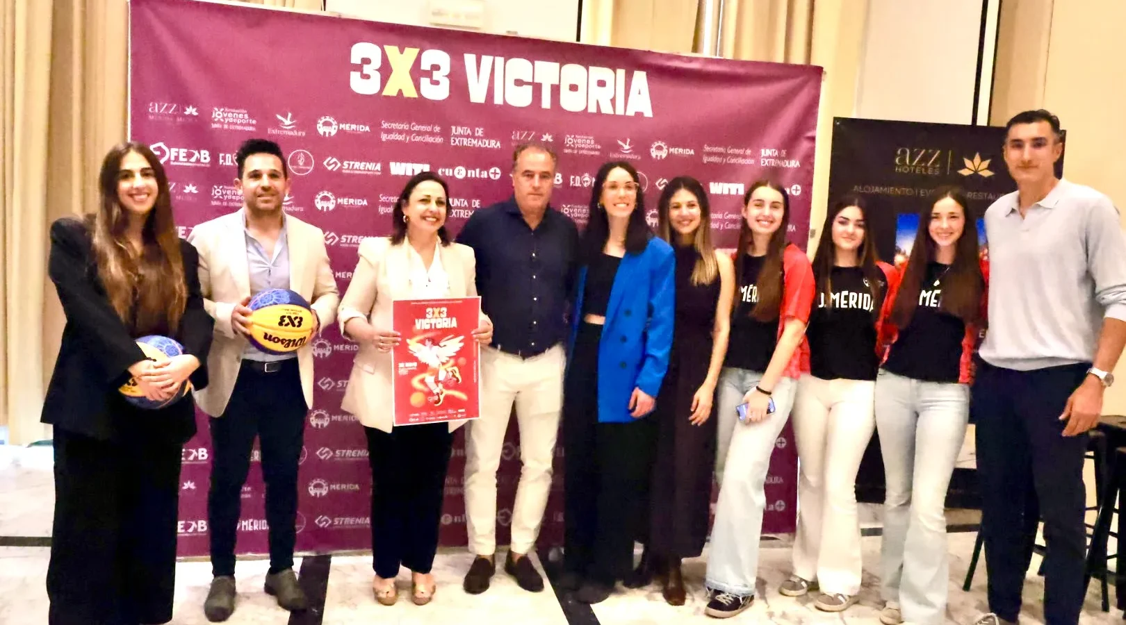 Presentado el 3×3 Victoria: Mérida acogerá el primer torneo femenino 3×3 de la región